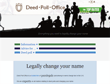 Tablet Screenshot of deedpolloffice.com